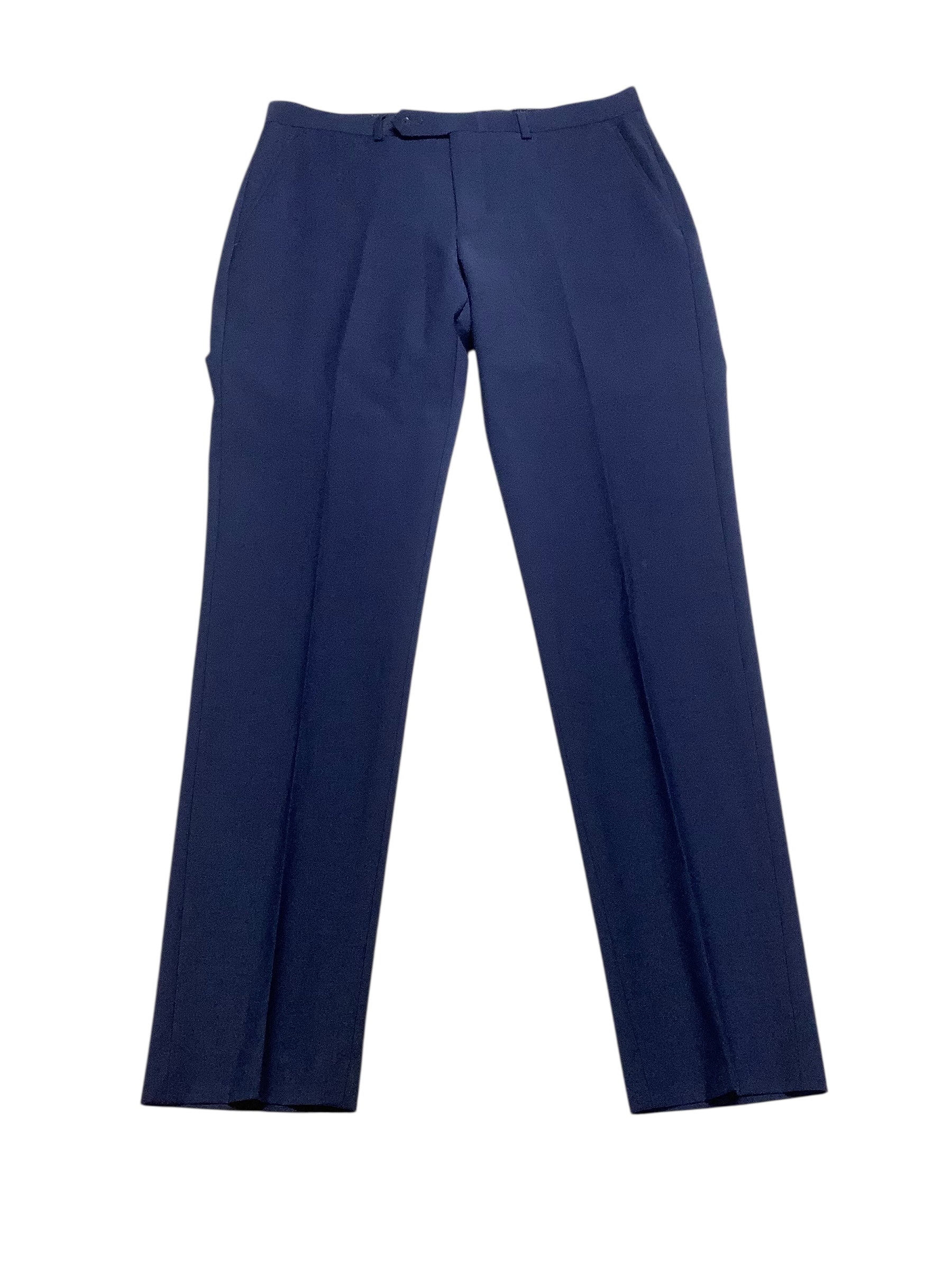 Bar III Mens Skinny fit Dress Pants Pants 34 / 32 Blue Solid