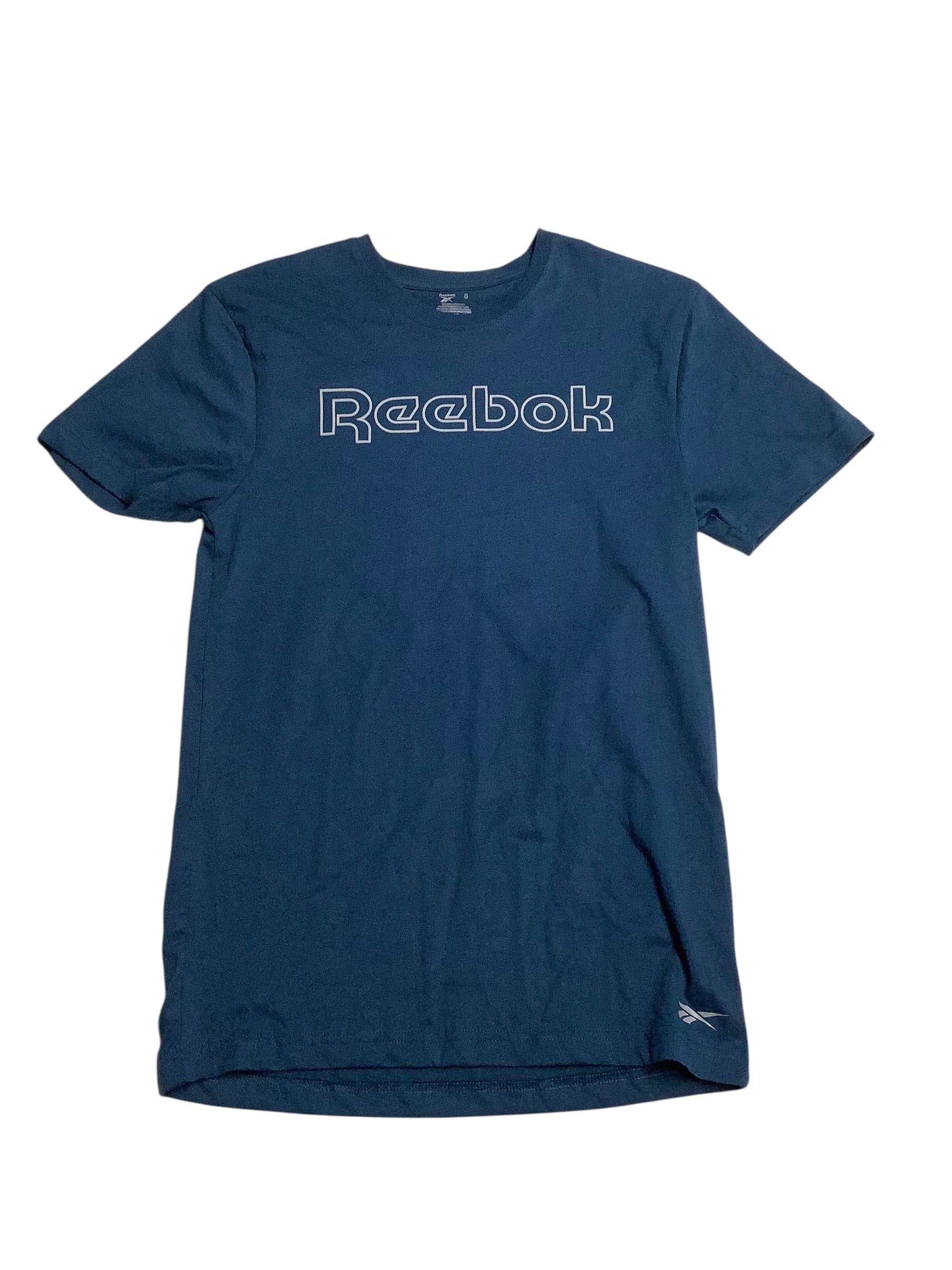 Reebok Mens Regular fit Short Sleeve T-Shirt Sleepwear Small Blue Solid