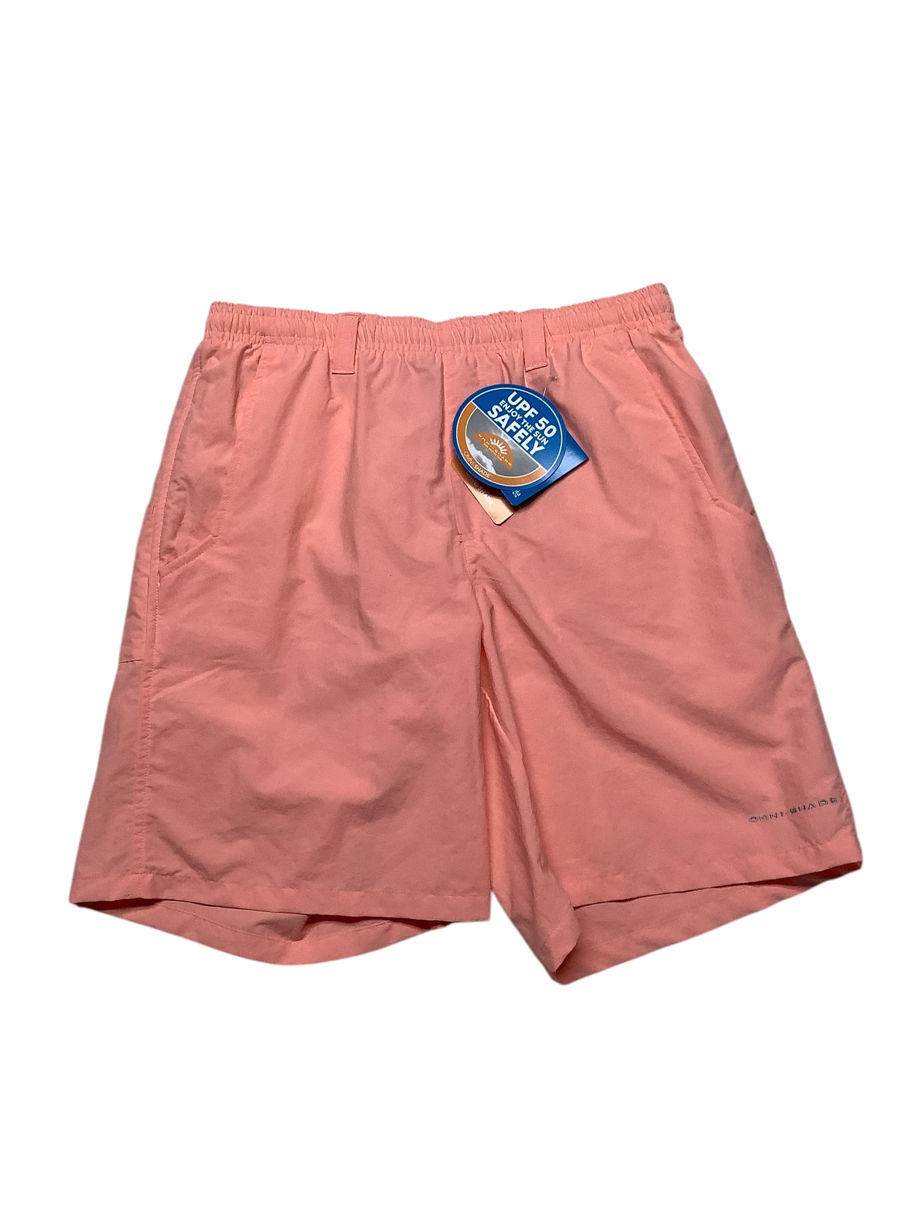 Columbia Mens Regular fit Swim Trunks Swimwear Small Pink Solid Quick Dry
