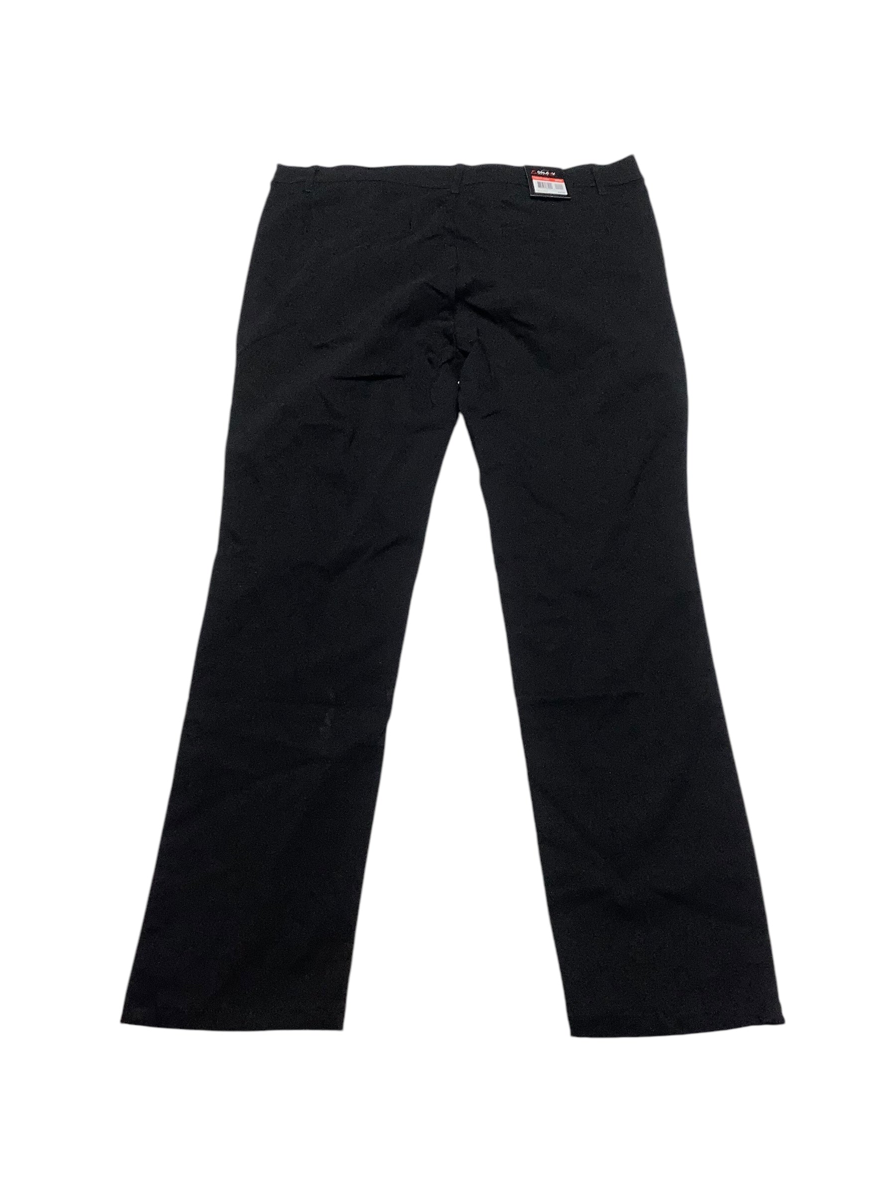 Galaxy Women  fit Casual Pants 36 / 30 Black Solid