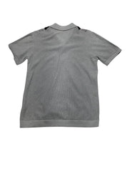 Paisley & Gray Mens Slim fit Short Sleeve Button-Up Shirt Medium Grey