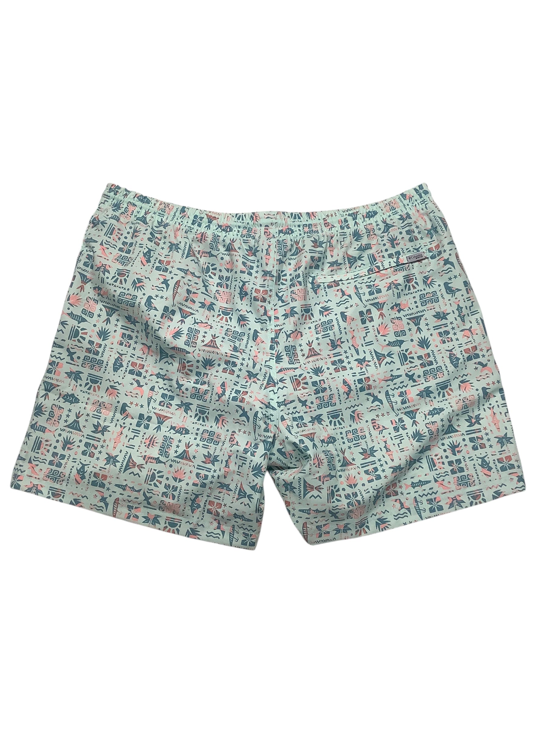 Columbia Mens Regular fit Swim Trunks Swimwear XL Green