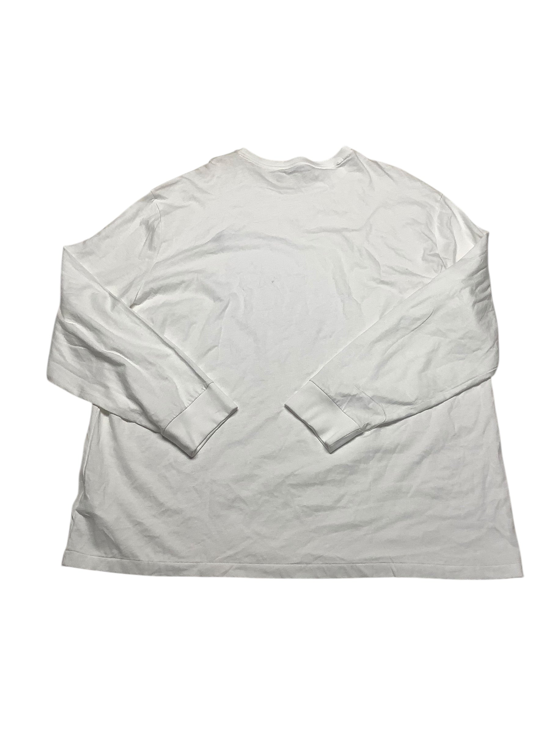 Polo Ralph Lauren Mens Classic fit Long Sleeve T-Shirt Shirt XXL White Solid