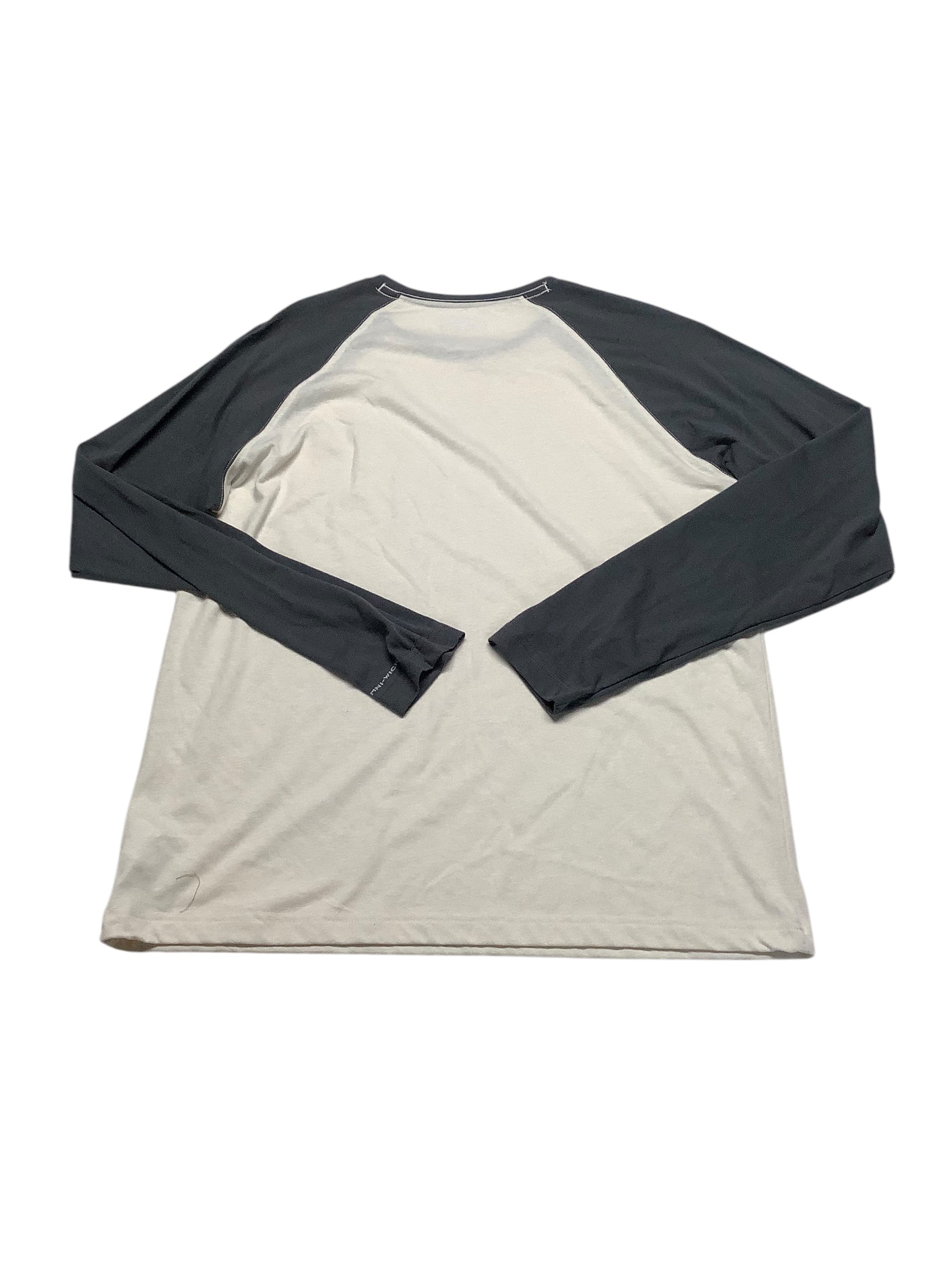 Columbia Mens  fit Long Sleeve T-Shirt Shirt Large Beige Solid