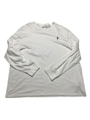 Polo Ralph Lauren Mens Classic fit Long Sleeve T-Shirt Shirt XXL White Solid