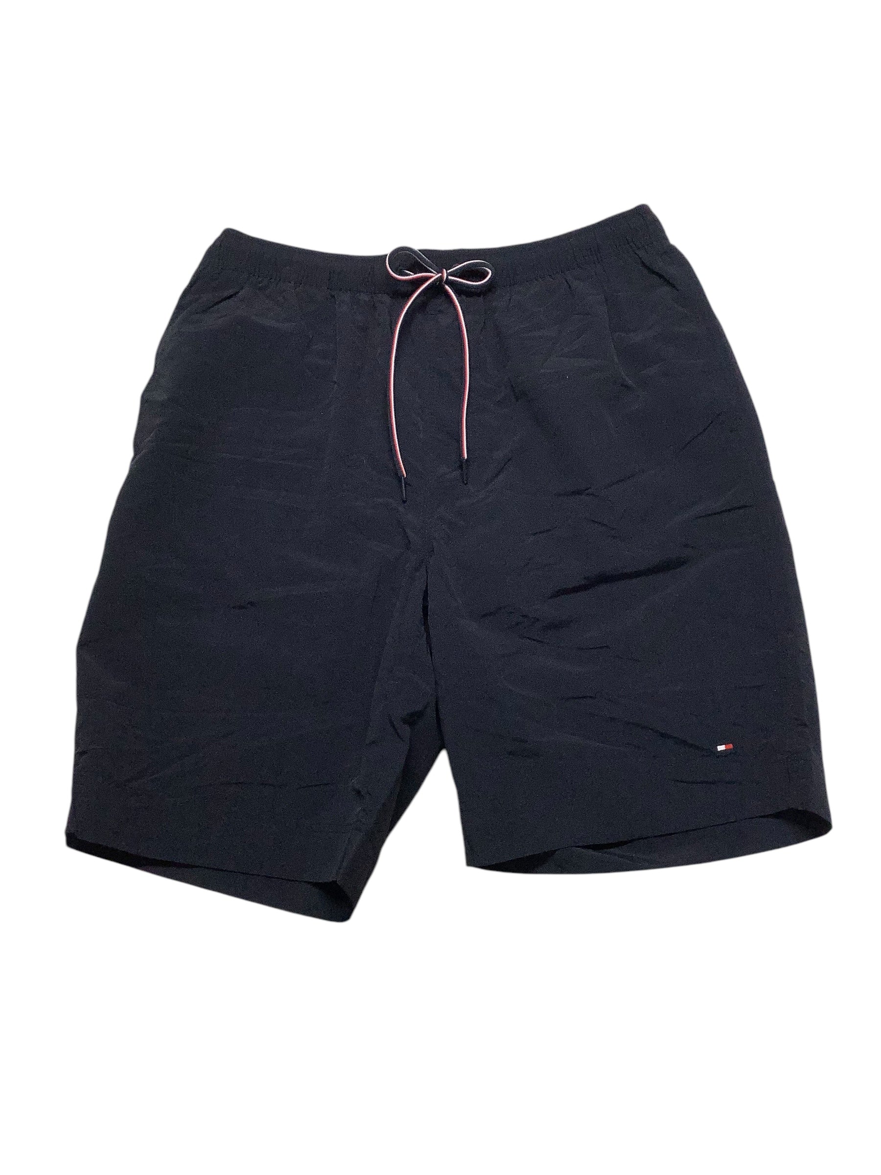 Tommy Hilfiger Mens  fit Swim Trunks Swimwear LT Large Tall Blue Solid