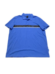 Ax Armani Exchange Mens Regular fit Short Sleeve Polo Shirt XXL Blue Solid