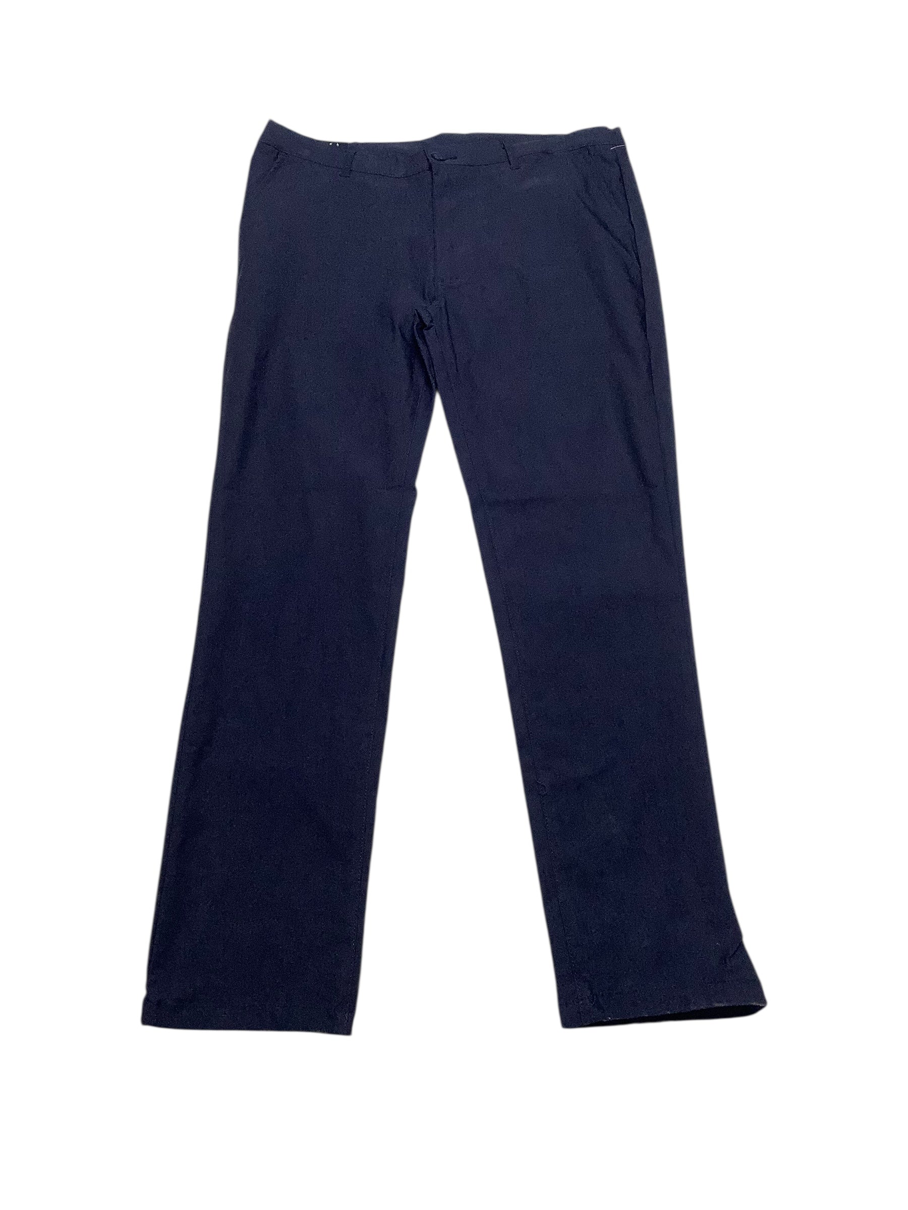 Galaxy Mens  fit Joggers Pants 34 / 30 Blue Solid