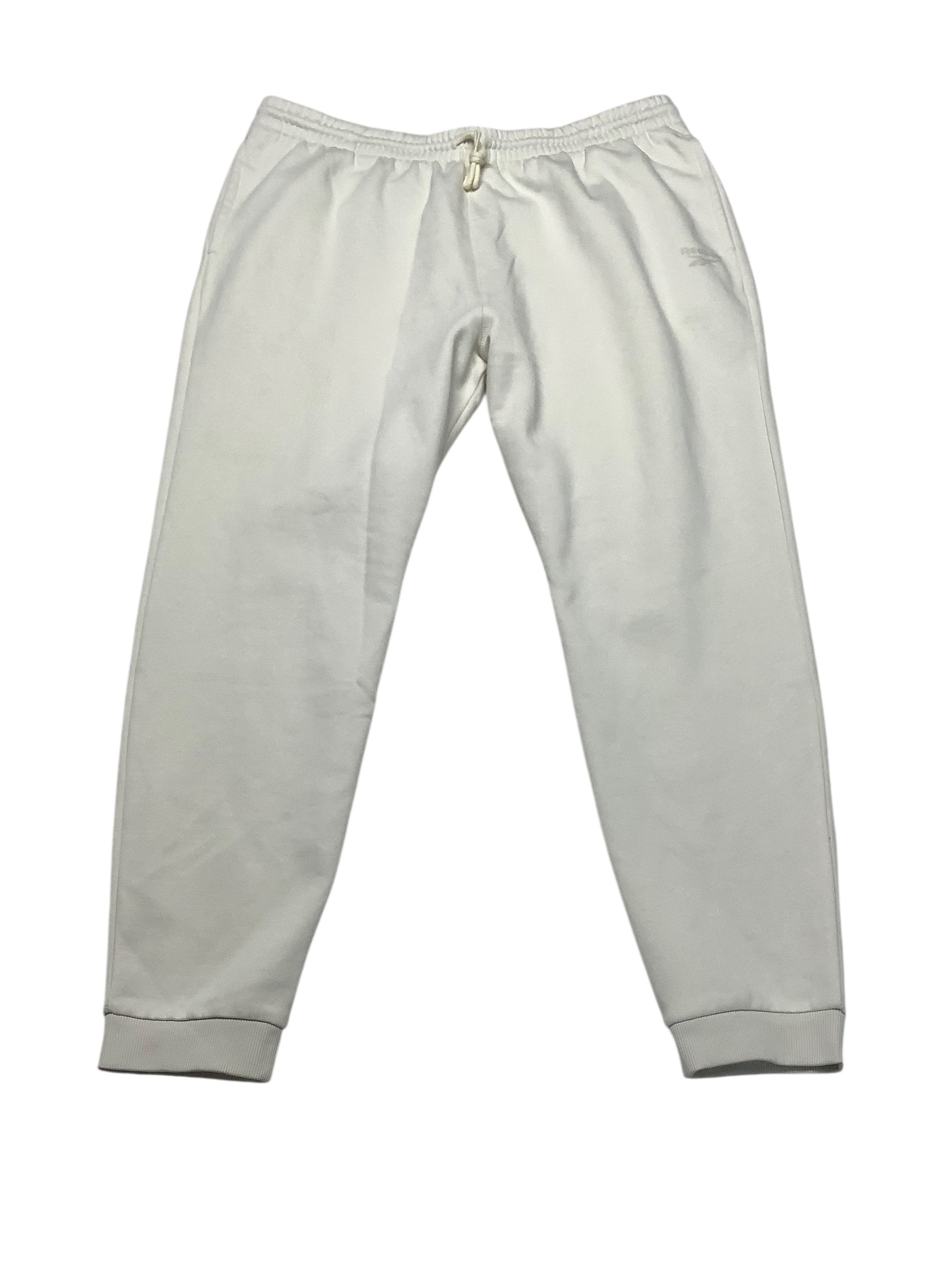 Reebok Mens Regular fit Sweatpants Pants XXL Beige Solid