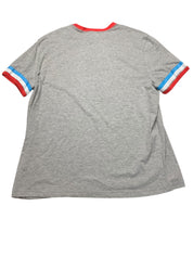 Hybrid Apparel Mens  fit Short Sleeve T-Shirt Shirt Large Grey Super Mario Bros