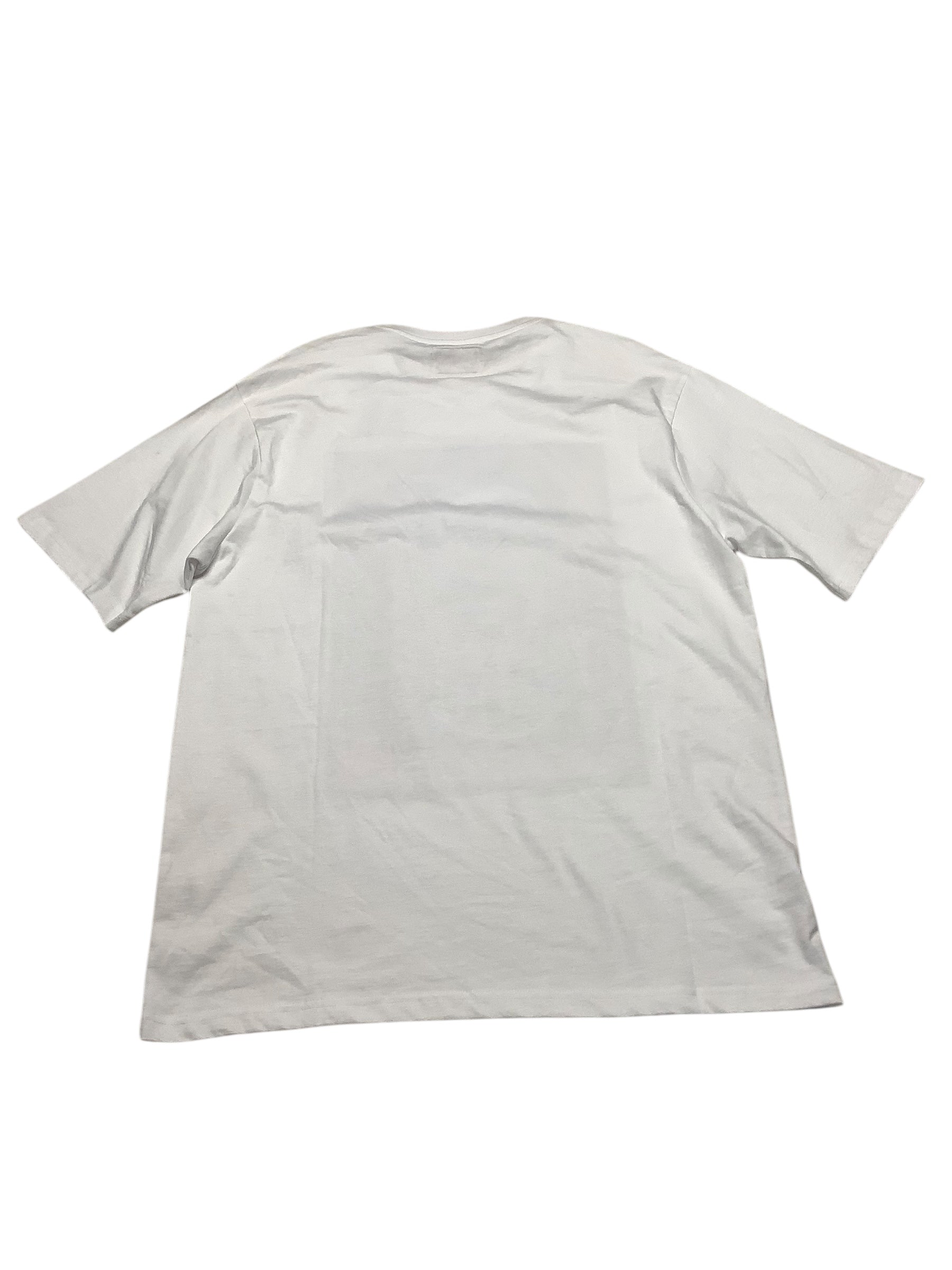 All Good Things Are Welcome Here Men  fit Short Sleeve T-Shirt Large White