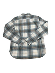 FRYE Mens Regular fit Long Sleeve Button-Up Shirt XXL Blue Plaid