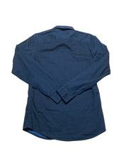INC International Concepts Mens Slim fit Long Sleeve Button-Up Shirt XS Blue