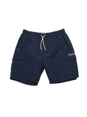 All Good Things Are Welcome Here Men Regular fit Cargo Shorts Medium Blue Solid