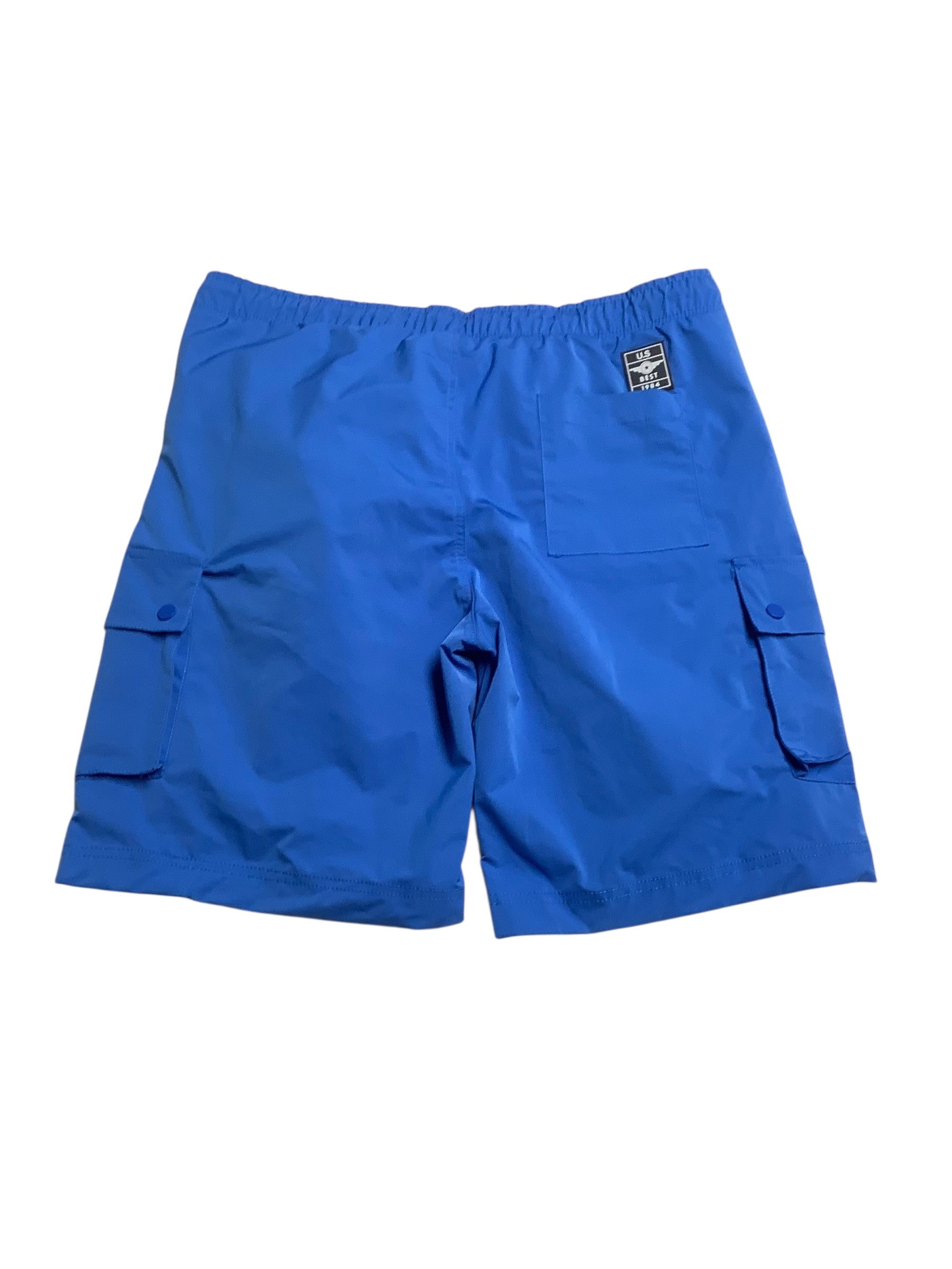 Jump Start Mens Regular fit Athletic Shorts XL Blue Solid Quick Dry