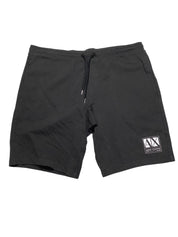 Ax Armani Exchange Mens Regular fit Sweat Shorts XL Black Solid