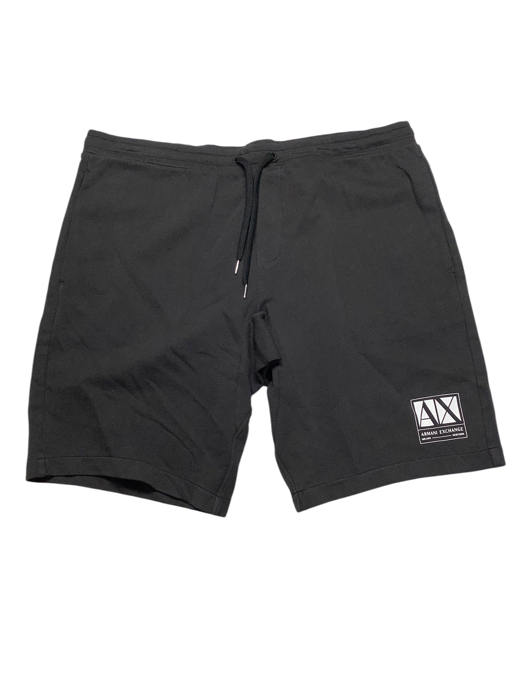 Ax Armani Exchange Mens Regular fit Sweat Shorts XL Black Solid