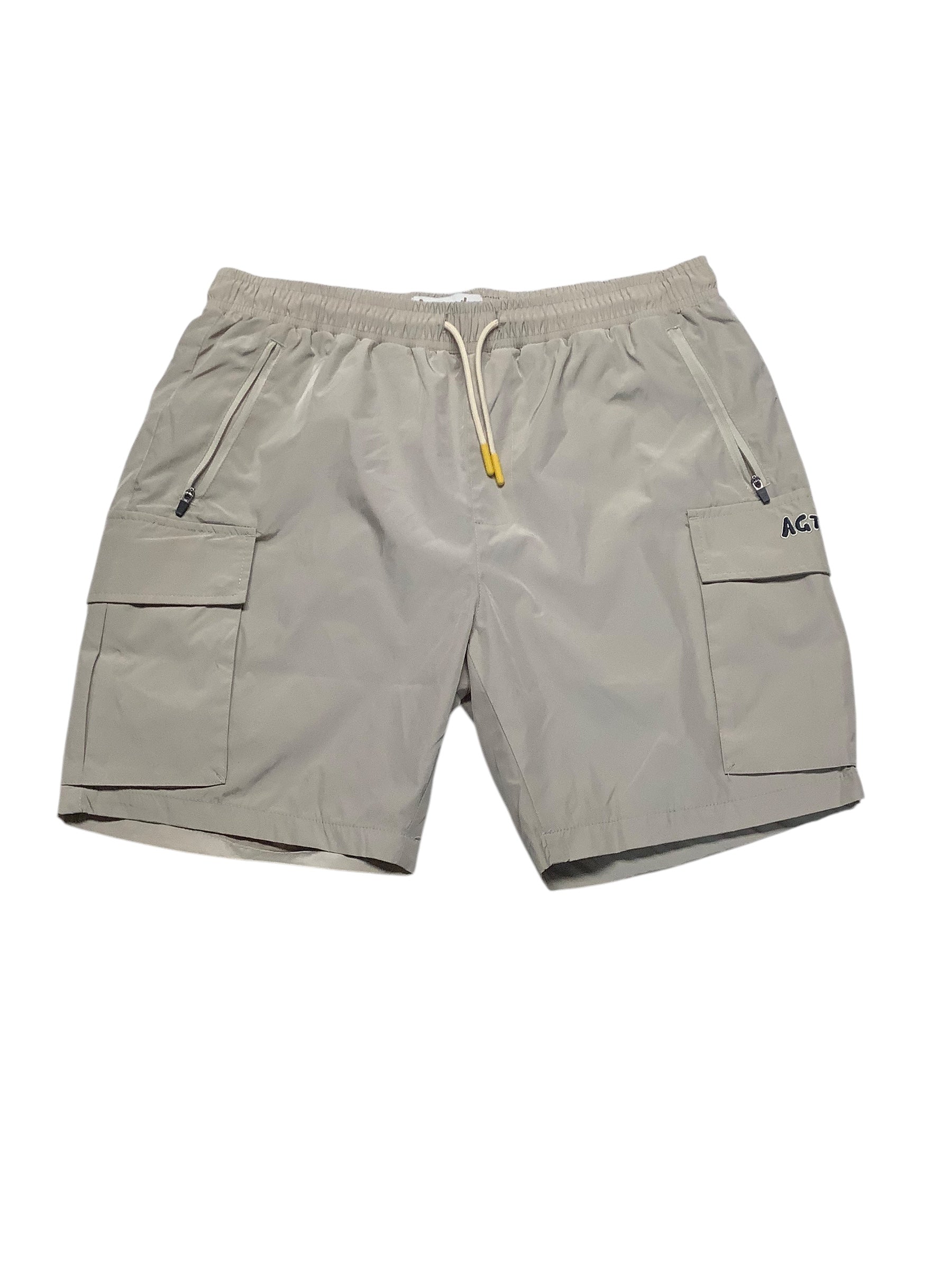 Agtawh Men Regular fit Cargo Shorts XL  Beige Solid
