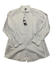Hugo Boss Men Slim fit Dress Shirt Large 16.5 in 32-33 White