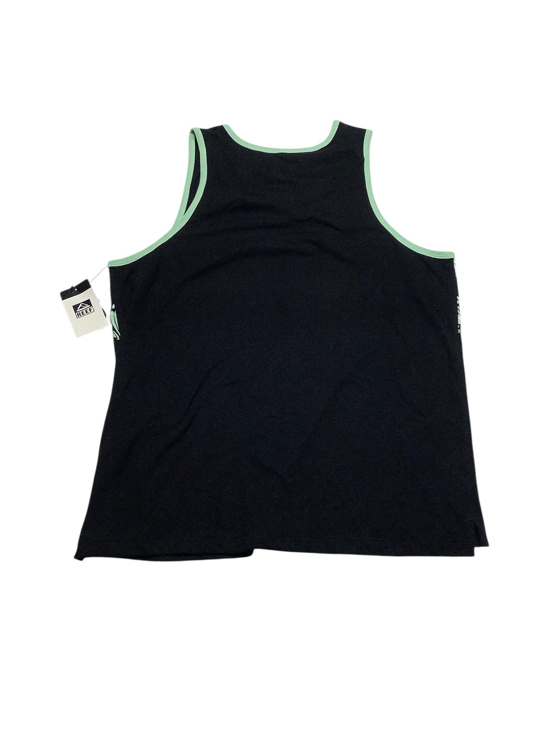 Reef Mens Regular fit Sleeveless Tank Top Shirt Large Black