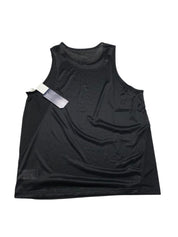 Reebok Mens  fit Sleeveless Tank Top Shirt Large Black Solid