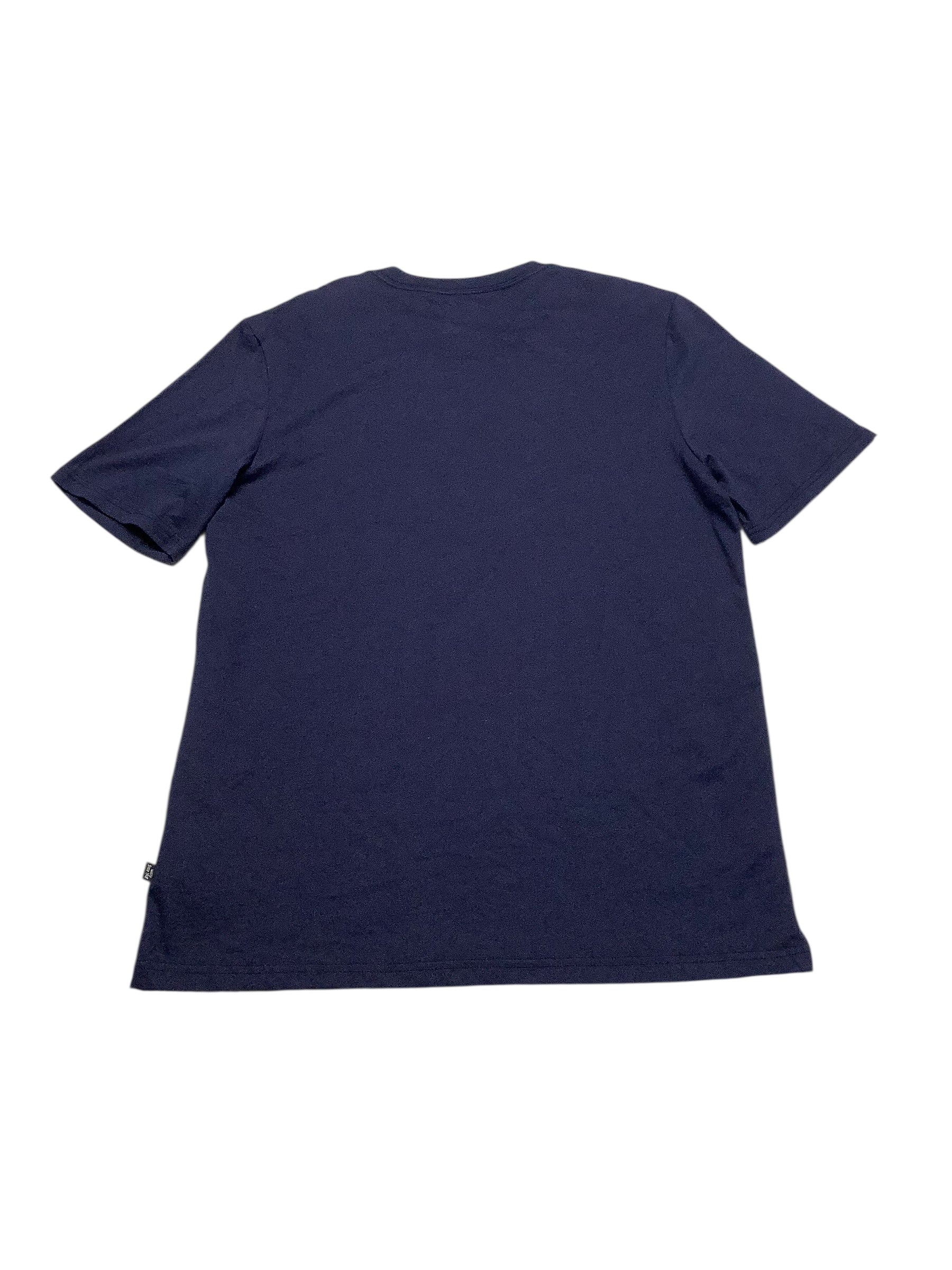 Puma Men  fit Short Sleeve T-Shirt Shirt Large Blue Solid