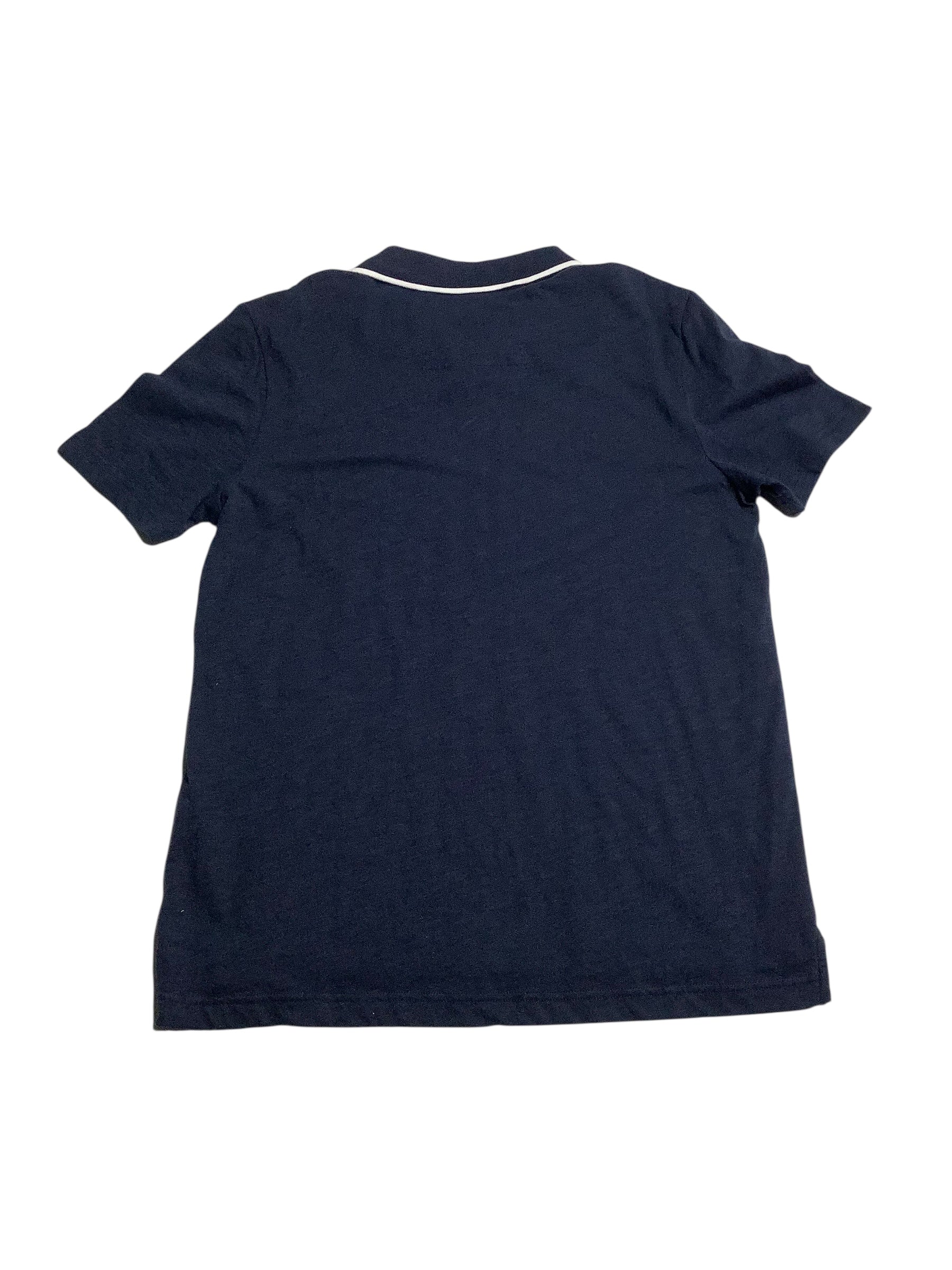 Nautica Mens Regular fit Short Sleeve Polo Shirt Medium Blue Solid