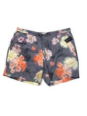 INC International Concepts Men Regular fit Casual Shorts XXL Grey Floral Stretch