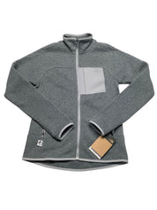 The North Face Womens  fit Long Sleeve Full Zip Sweatshirt XS Grey Solid