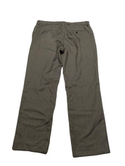 Perry Ellis Mens Classic fit Dress Pants 33 / 32 Brown Plaid