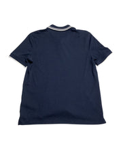Nautica Mens Regular fit Short Sleeve Polo Shirt Small Blue Solid