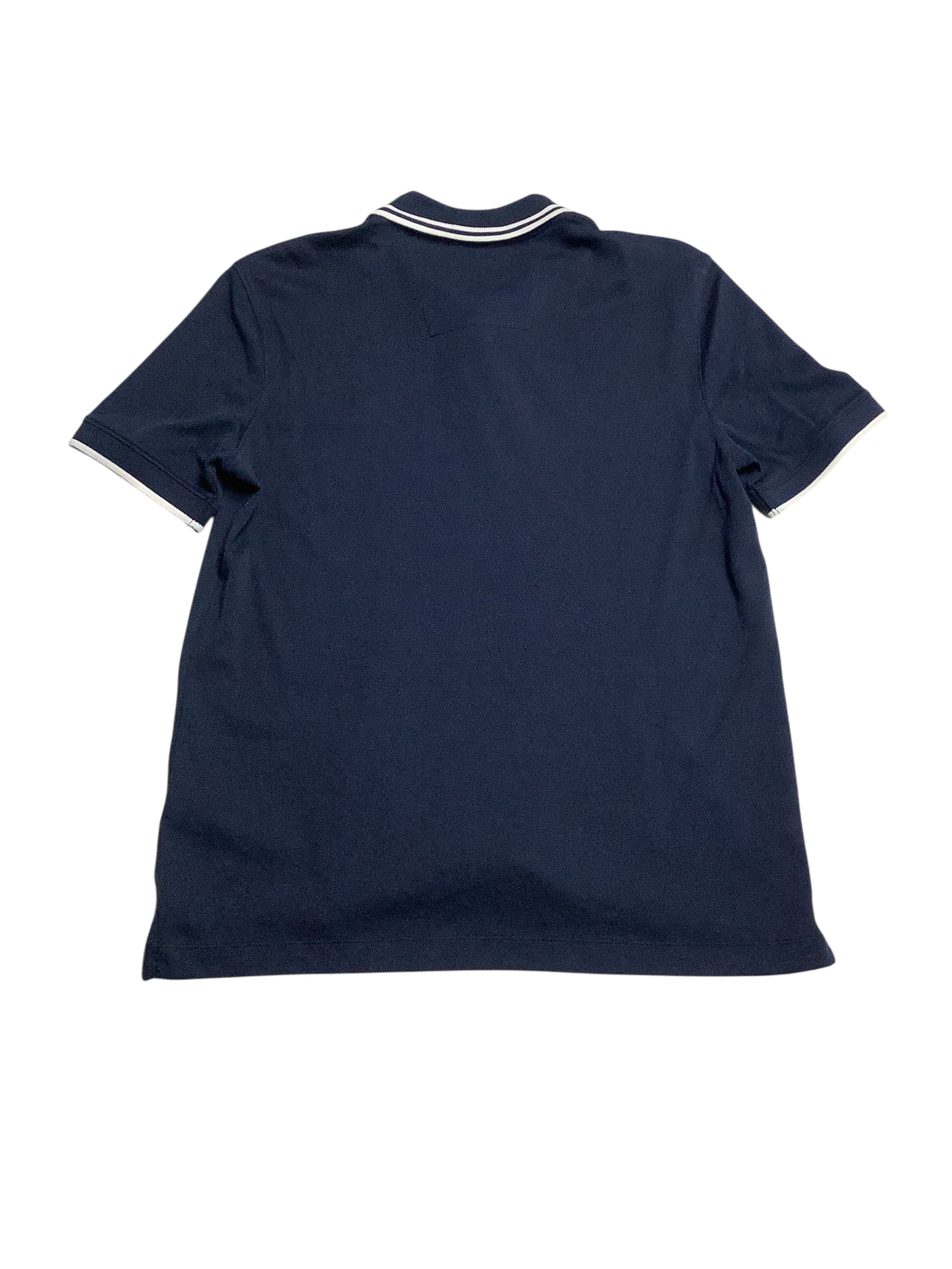 Nautica Mens Regular fit Short Sleeve Polo Shirt Small Blue Solid