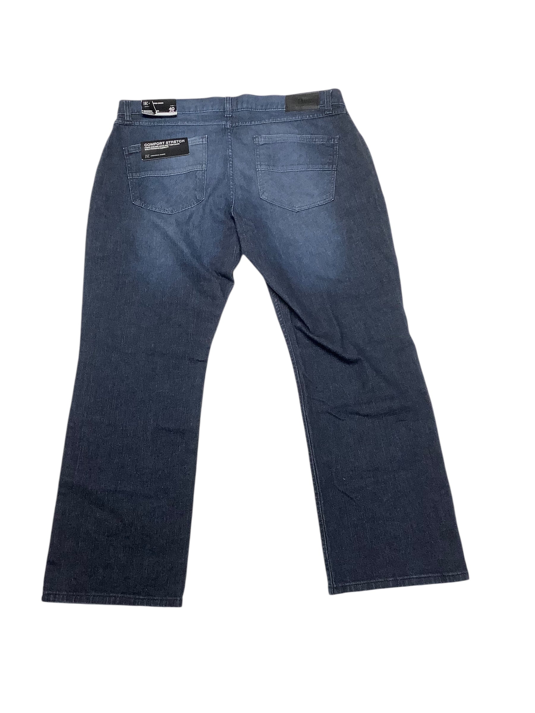 INC International Concepts Mens Skinny fit Jeans 32 / 34 Blue Solid