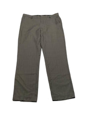 Perry Ellis Mens Modern fit Dress Pants Pants 33 / 30 Brown Plaid