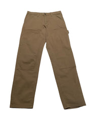 Sun + Stone Mens Regular fit Casual Pants 31 / 32 Brown Solid