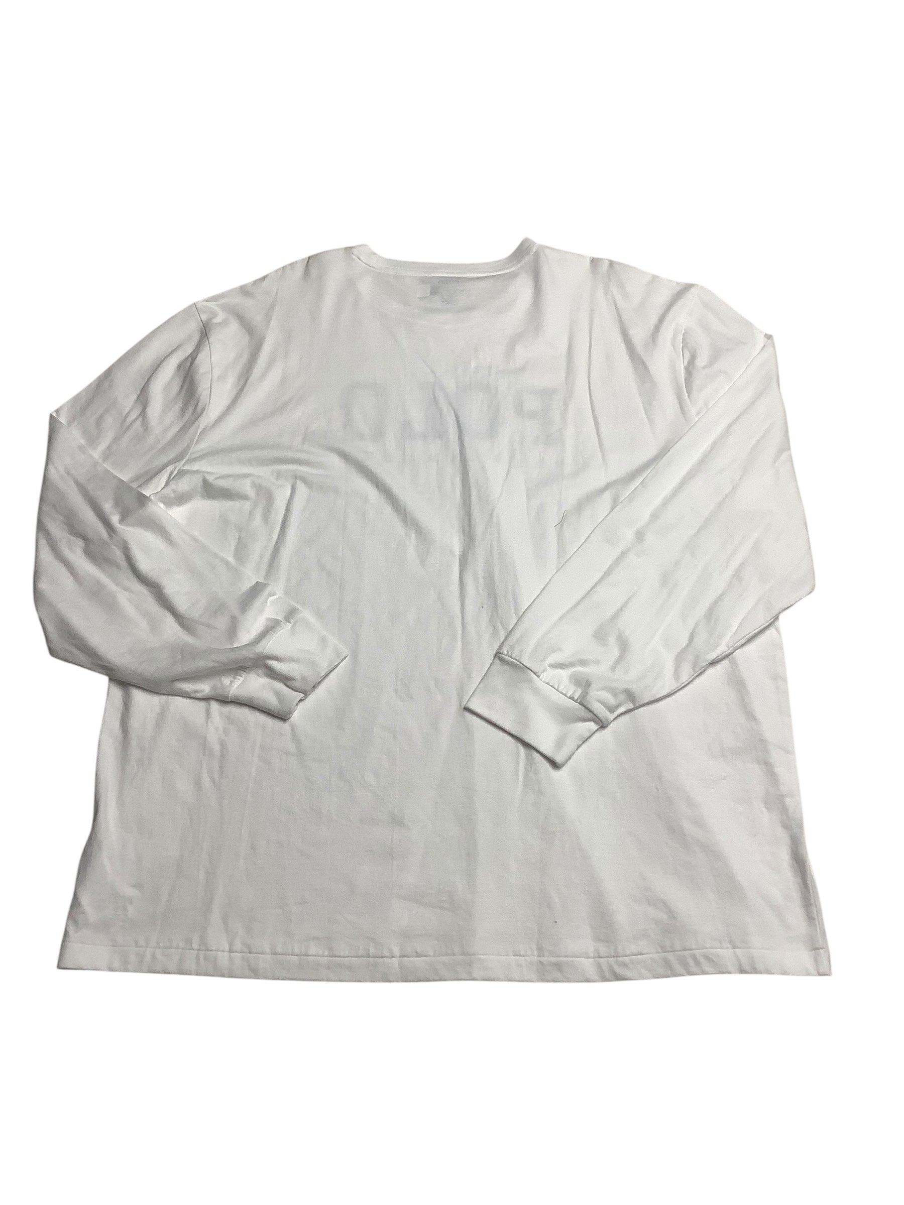 Polo Ralph Lauren Mens Classic fit Long Sleeve T-Shirt Shirt XXL White Solid