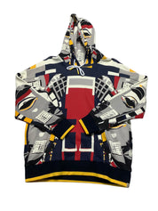 Agtawh Mens  fit Long Sleeve Hoodie Sweatshirt XXL Multicolor
