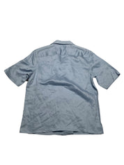 INC International Concepts Mens Short Sleeve Button-Up Shirt Small Blue