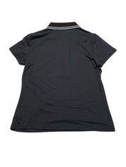 Bass Outdoor Women Regular fit Short Sleeve Polo Shirt XL Black Solid