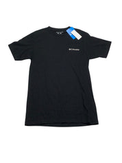 Columbia Mens Regular fit Short Sleeve Graphic T-Shirt Shirt XL Black Solid