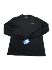 Columbia Men Regular fit Long Sleeve T-Shirt Shirt Large Black Solid