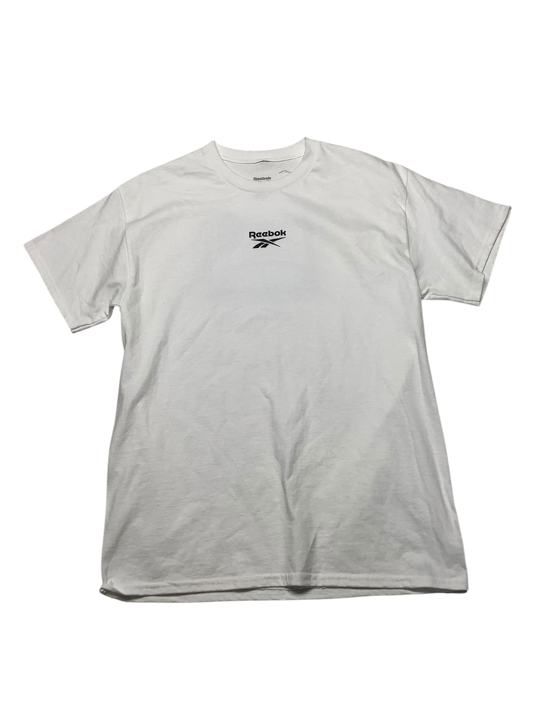 Reebok Mens Regular fit Short Sleeve Basketball T-Shirt Shirt Small White