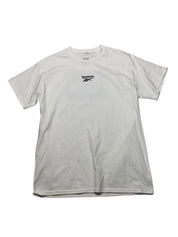 Reebok Mens  fit Short Sleeve T-Shirt Shirt Large White Solid