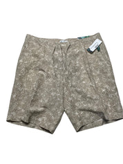 Cubavera Mens Regular fit Chinos Linen Drawstring Shorts 2XL XXL Beige Solid