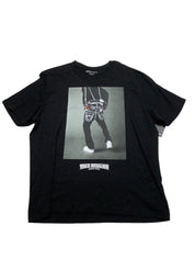 True Religion Mens Regular fit Short Sleeve T-Shirt Shirt XL Black Solid