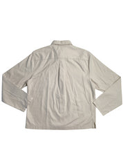 Perry Ellis Mens Button Down Shacket Coat Jacket Beige XL