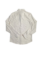 Perry Ellis Men's Untucked Slim Fit Twill Button Down Shirt Beige 2XL