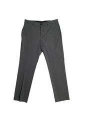 Perry Ellis Portfolio Mens Slim fit Dress Pants 33 / 30 Grey Solid Stretch