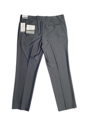 Perry Ellis Mens Modern fit Dress Pants 32 / 32 Charcoal Gray Solid