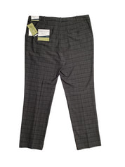 Perry Ellis Portfolio Men's Modern Fit Stretch Solid Pants Charcoal Grey 33 x 32